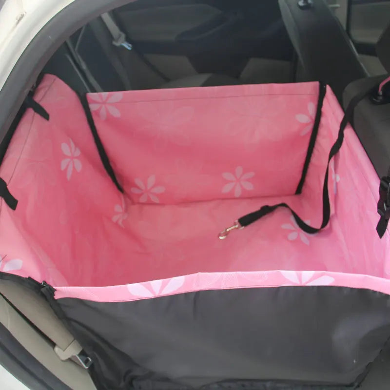 CAWAYI KENNEL Waterproof Dog Car Seat Cover – Hammock Style Travel Protector for Dogs & Cats
