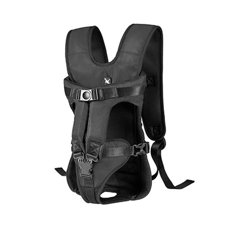 Pet Backpack Carrier – Breathable Front & Back Travel Bag for Small and Medium Dogs & Cats