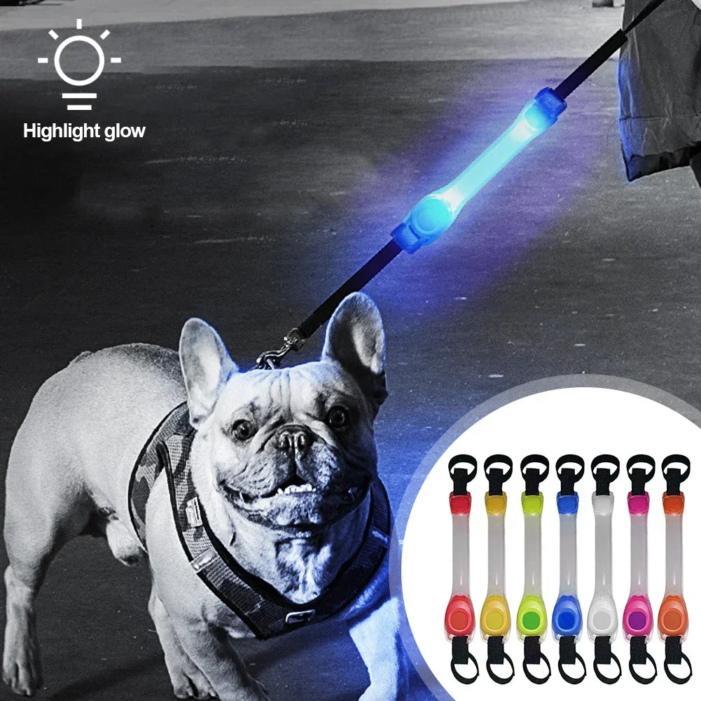 Waterproof LED Dog Collar – Anti-Lost Glowing Light Strip with Multi-Color Options for Night Safety