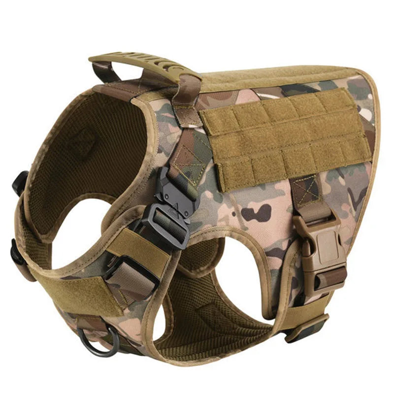 Large Dog Harness & Leash Set – Vest Training Harness for German Shepherd, Malinois, Medium & Large Dogs