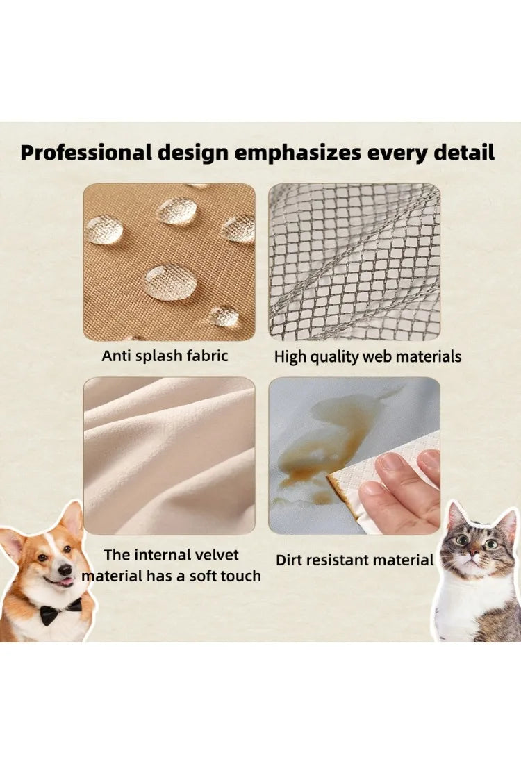 Multifunctional Pet Carrier Bag – Breathable Shoulder & Handbag for Cats and Dogs (Under 4KG)