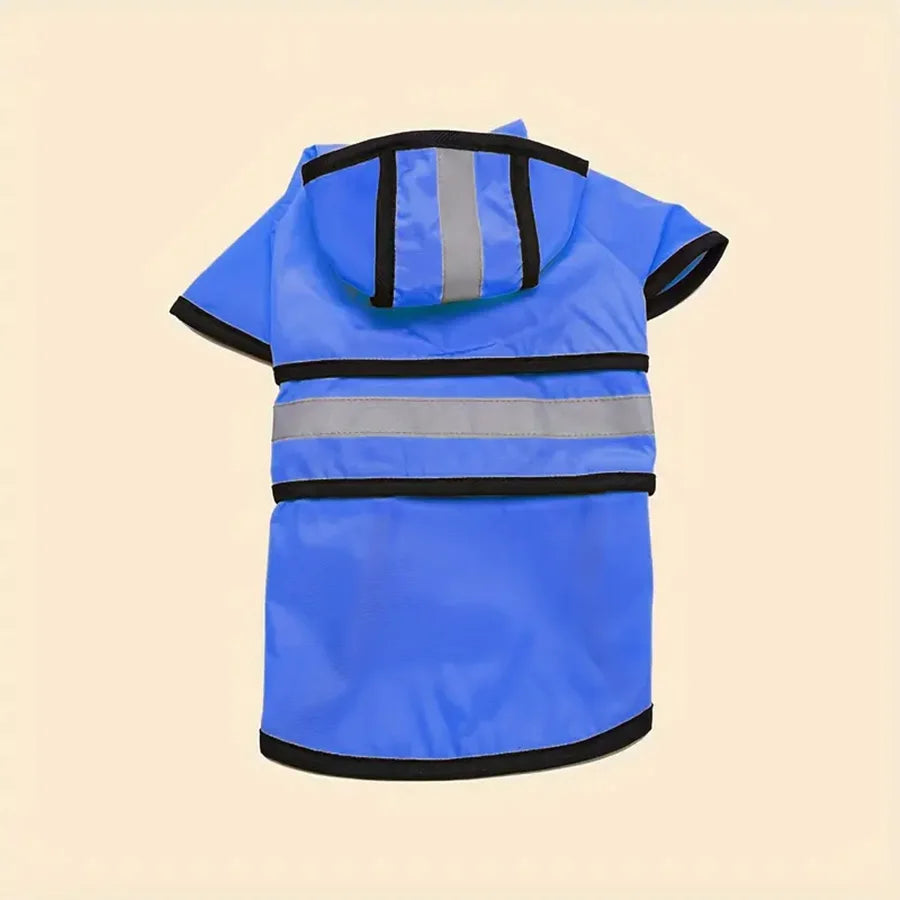 Adjustable Waterproof & Windproof Dog Raincoat – Keep Your Pet Dry and Comfortable