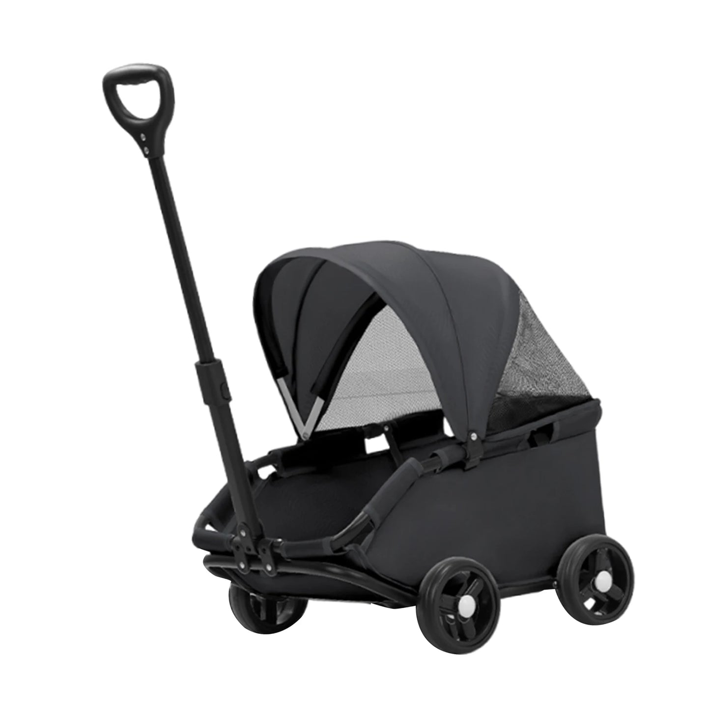 Portable 4-Wheel Pet Stroller – Breathable Travel Carrier for Small & Medium Dogs & Cats