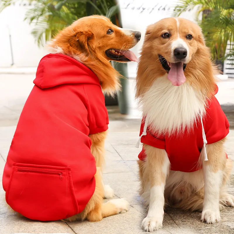 Plaid Reversible Dog Winter Coat – Warm Jacket for Small & Large Breeds