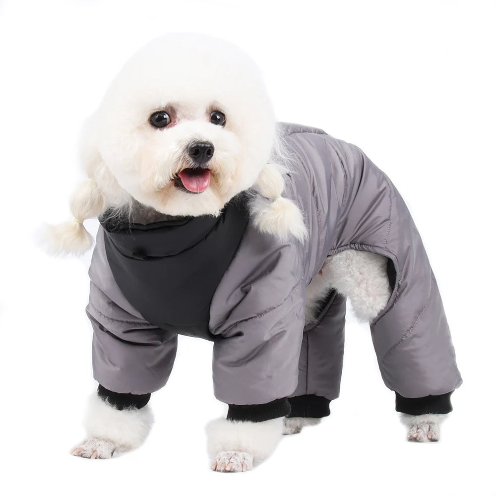 CDDMPET Winter Warm Waterproof Dog Jacket for Small and Medium Dogs