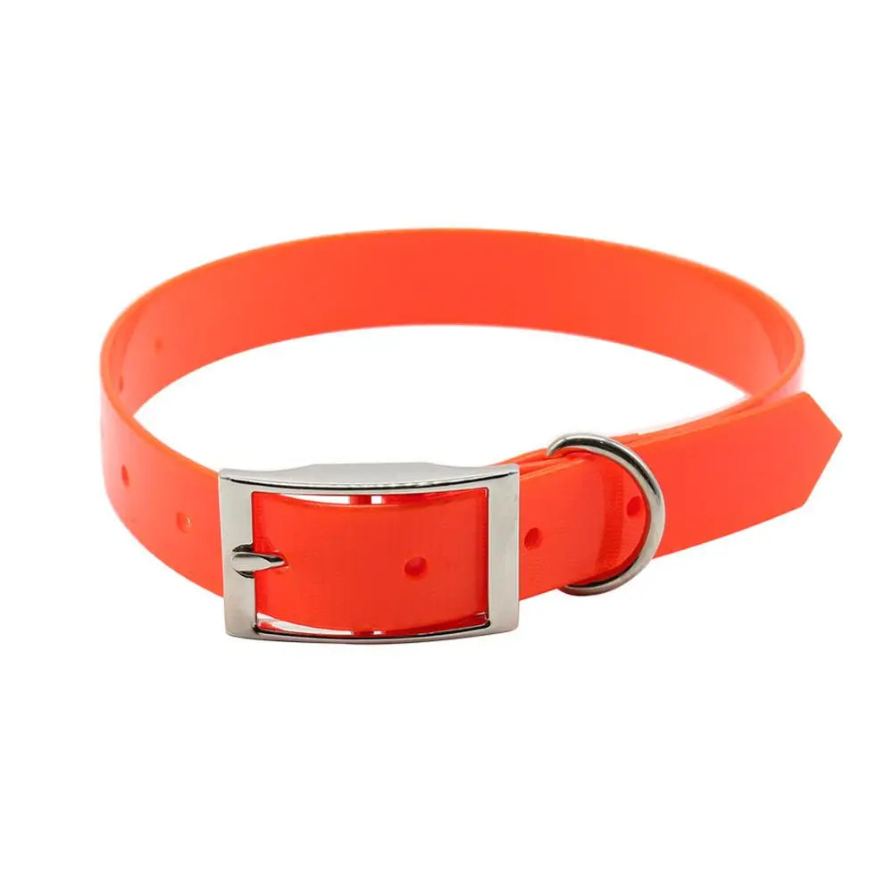 Waterproof TPU + Nylon Dog Collar – Easy Clean, Odor-Resistant & Durable Reflective Pet Collar (7 Colors)