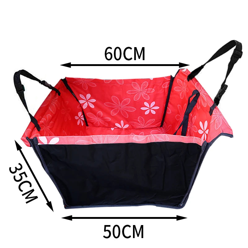 CAWAYI KENNEL Waterproof Dog Car Seat Cover – Hammock Style Travel Protector for Dogs & Cats