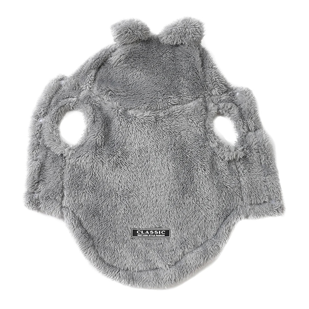 Soft Fleece Dog & Cat Hoodie – Warm Winter Coat for Small Breeds