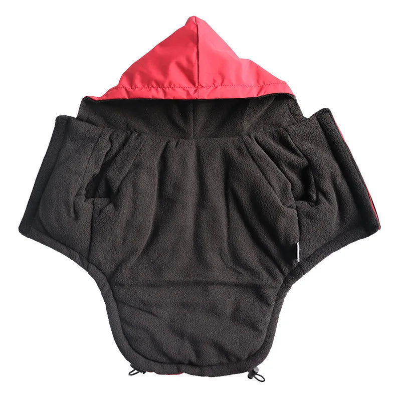 Waterproof Winter Pet Coat with Hood – Warm Jacket for Small Dogs
