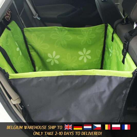 CAWAYI KENNEL Waterproof Dog Car Seat Cover – Hammock Style Travel Protector for Dogs & Cats