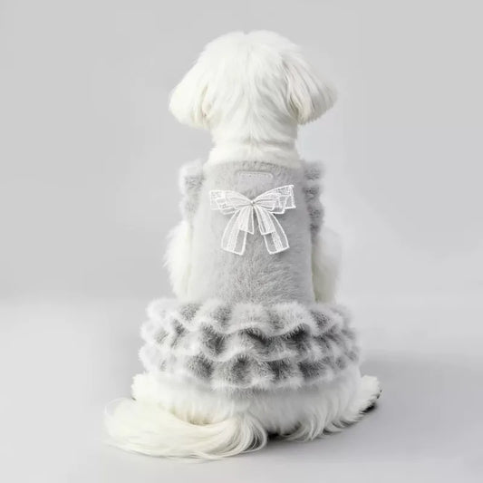 Winter Dress Skirt for Small Dogs Yorkshire Pomeranian Maltese