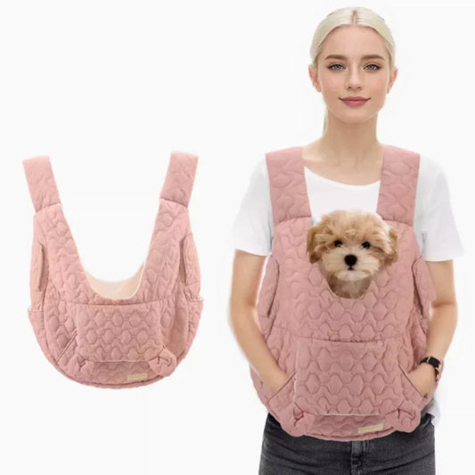 Waterproof Dog & Cat Backpack Carrier – Extra Large, Windproof, Hands-Free Chest Bag for Pets up to 4KG