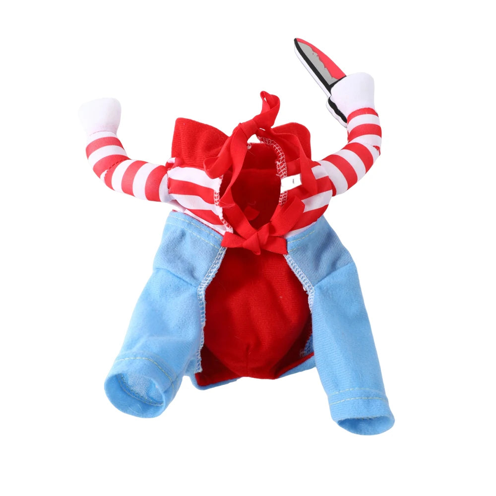 Halloween Knife Dog Costume – Funny Outfit for Small & Large Breeds