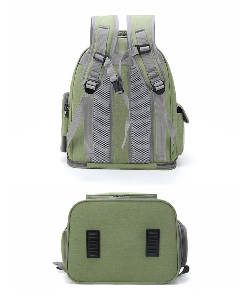 Transparent Pet Carrier Backpack – Breathable Travel Bag for Cats and Small Dogs