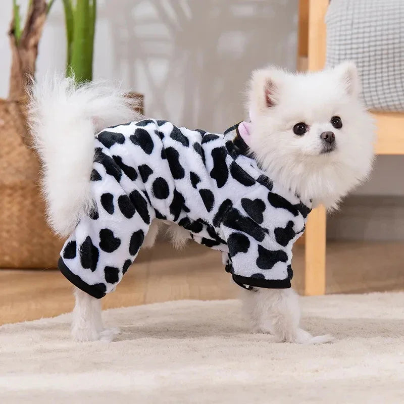 Fleece Dog Hoodie – Warm Winter Coat for Small Dogs & Puppies (Chihuahua, Yorkie)