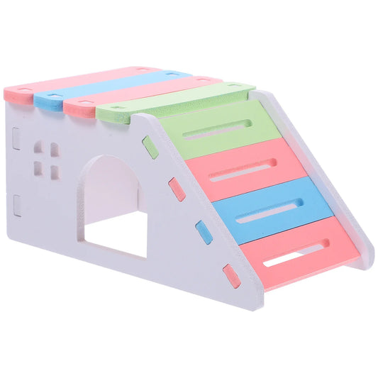 Hamster Hideout Cage with Ladder and Playground Platform