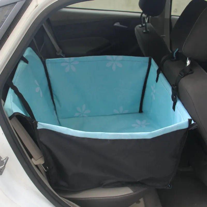 CAWAYI KENNEL Waterproof Dog Car Seat Cover – Hammock Style Travel Protector for Dogs & Cats