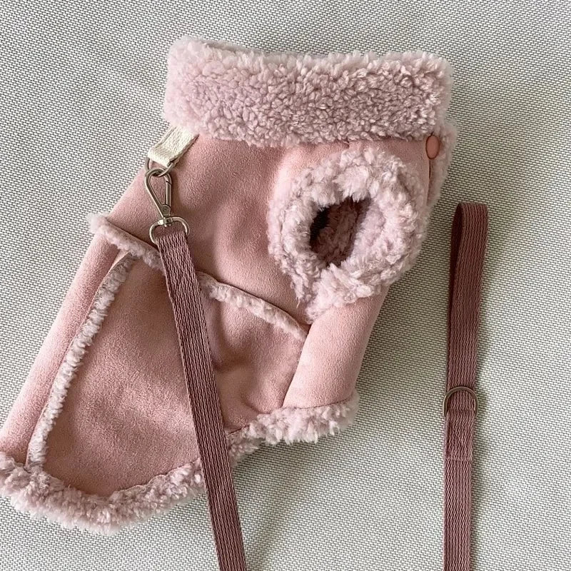 Luxury Winter Dog Vest – Soft Warm Designer Coat for Small Dogs