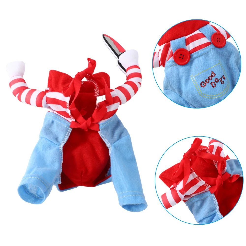 Halloween Knife Dog Costume – Funny Outfit for Small & Large Breeds