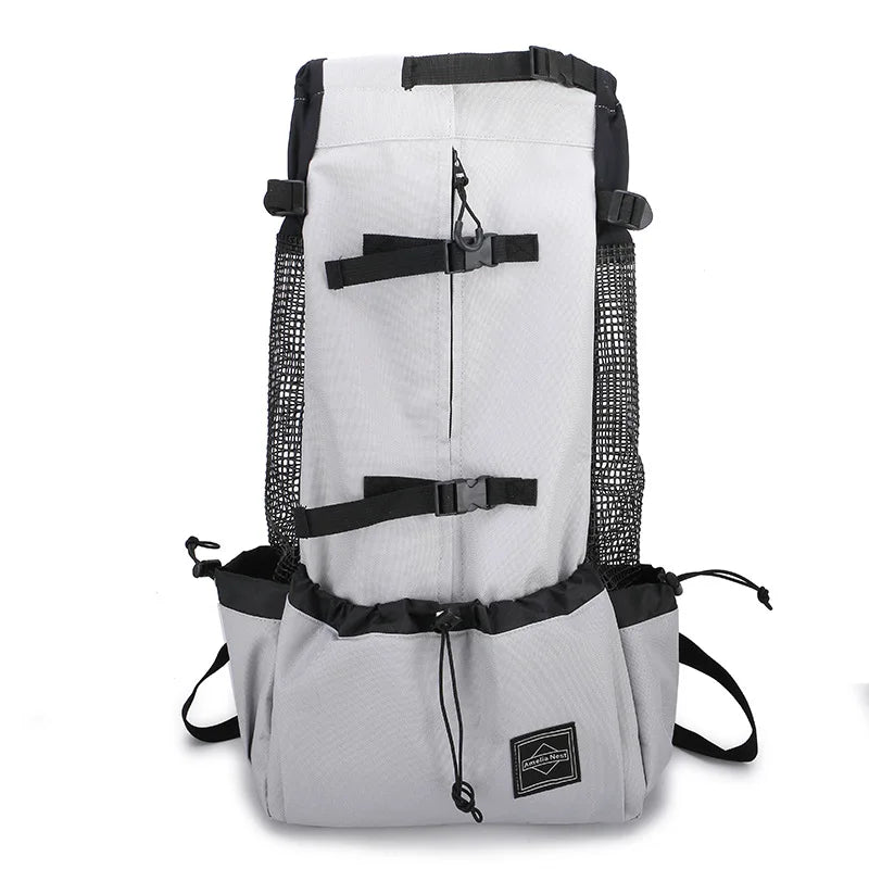 Strong Nylon Dog Carrier Backpack – Breathable Travel Bag for Small & Medium Dogs, Cycling & Outdoor Pet Backpack