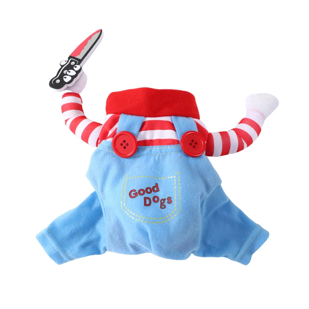 Halloween Knife Dog Costume – Funny Outfit for Small & Large Breeds