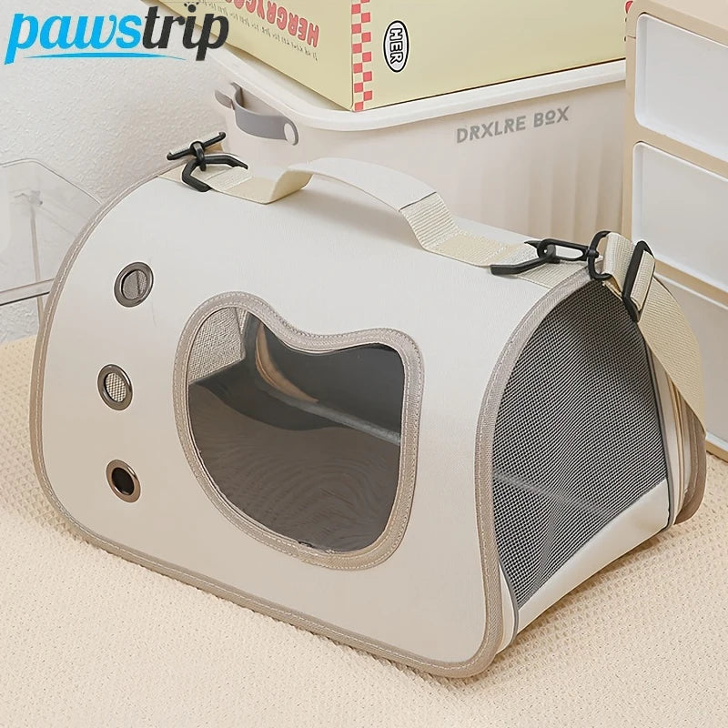 Portable Foldable Pet Carrier Bag – Breathable Oxford Shoulder Bag for Small Dogs & Cats (Up to 7kg)
