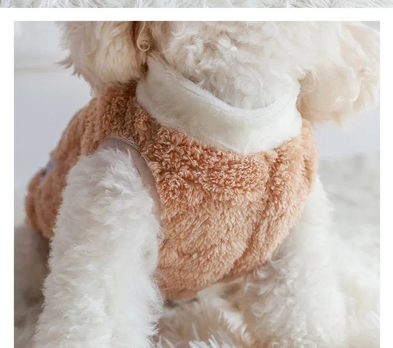 Warm Fleece Dog Pullover – Cozy Winter Sweater for Small Breeds