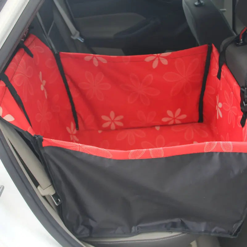 CAWAYI KENNEL Waterproof Dog Car Seat Cover – Hammock Style Travel Protector for Dogs & Cats