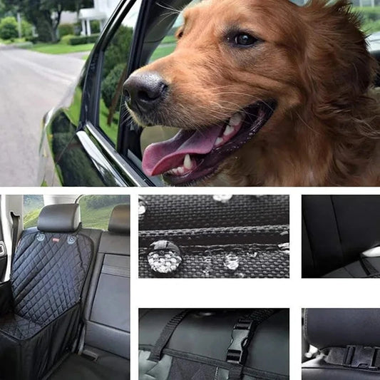 Waterproof Dog Car Seat Hammock – Universal Pet Travel Carrier Cover for Cars & SUVs