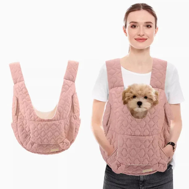 Waterproof Dog & Cat Backpack Carrier – Extra Large, Windproof, Hands-Free Chest Bag for Pets up to 4KG