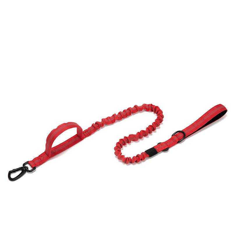 Durable Nylon Dog Collar & Leash Set – Reflective Tactical Training Collar with Padded Handle for Large Dogs