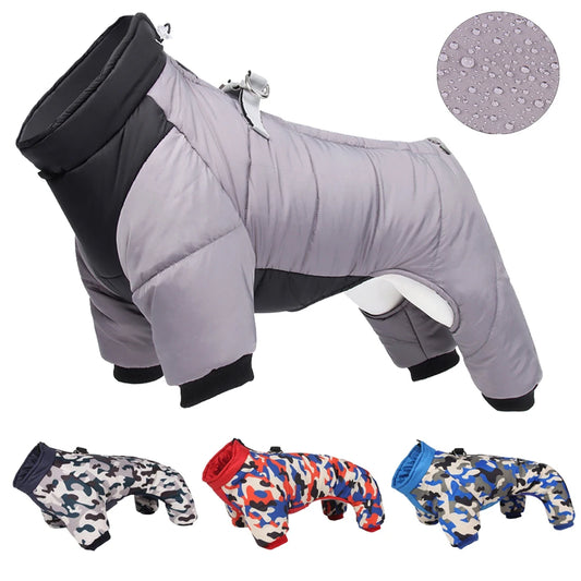 CDDMPET Winter Warm Waterproof Dog Jacket for Small and Medium Dogs