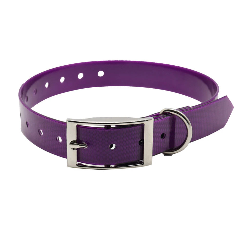 Waterproof TPU + Nylon Dog Collar – Easy Clean, Odor-Resistant & Durable Reflective Pet Collar (7 Colors)