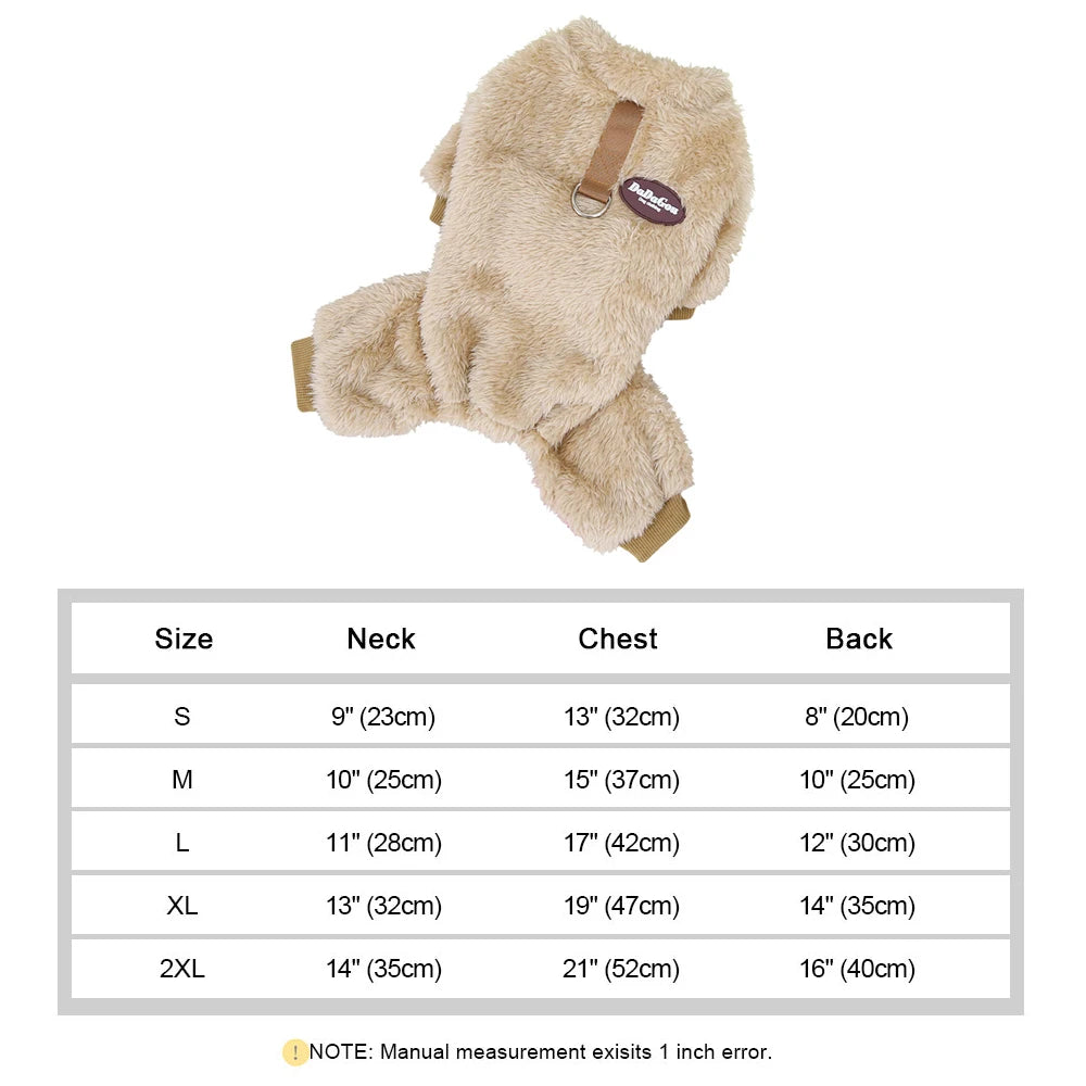 Soft Fleece Dog & Cat Vest – Warm Pet Sweater for Small Breeds