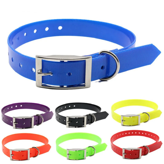 Waterproof TPU + Nylon Dog Collar – Easy Clean, Odor-Resistant & Durable Reflective Pet Collar (7 Colors)