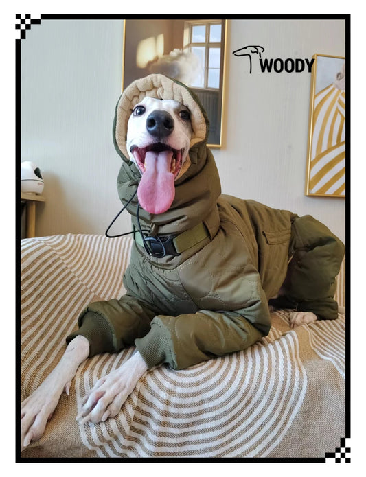 Super Thick Soft Winter Coat for Whippet Italian Greyhound Dogs