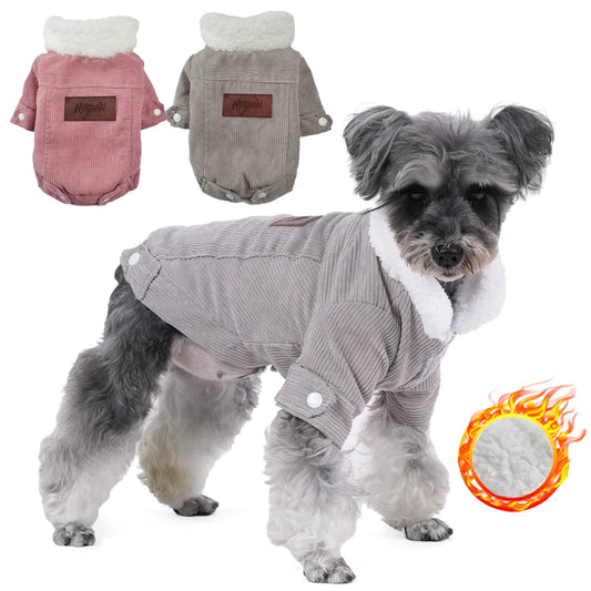 Winter Warm Fleece Dog Jacket Coat for Small Dogs Cats Puppy