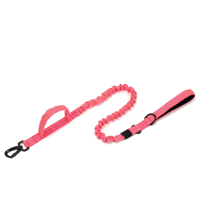 Durable Nylon Dog Collar & Leash Set – Reflective Tactical Training Collar with Padded Handle for Large Dogs