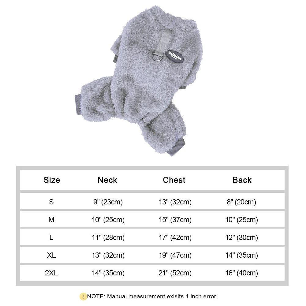 Soft Fleece Dog & Cat Vest – Warm Pet Sweater for Small Breeds